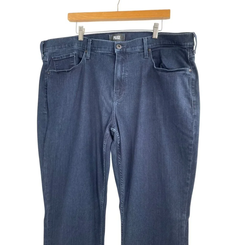 Paige Federal Inkwell Straight Leg Dark Wash Jeans Mens Size 40 Classic Casual